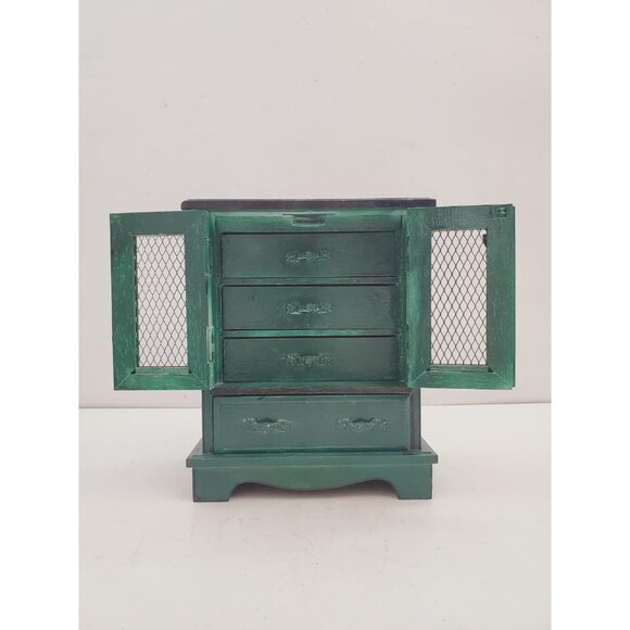 Vintage Gunther Mele 1970's wooden jewelry box. Jewellery with drawers. Vintage - Picture 5 of 10